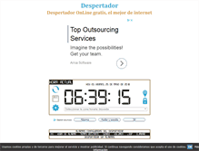 Tablet Screenshot of despertador.net